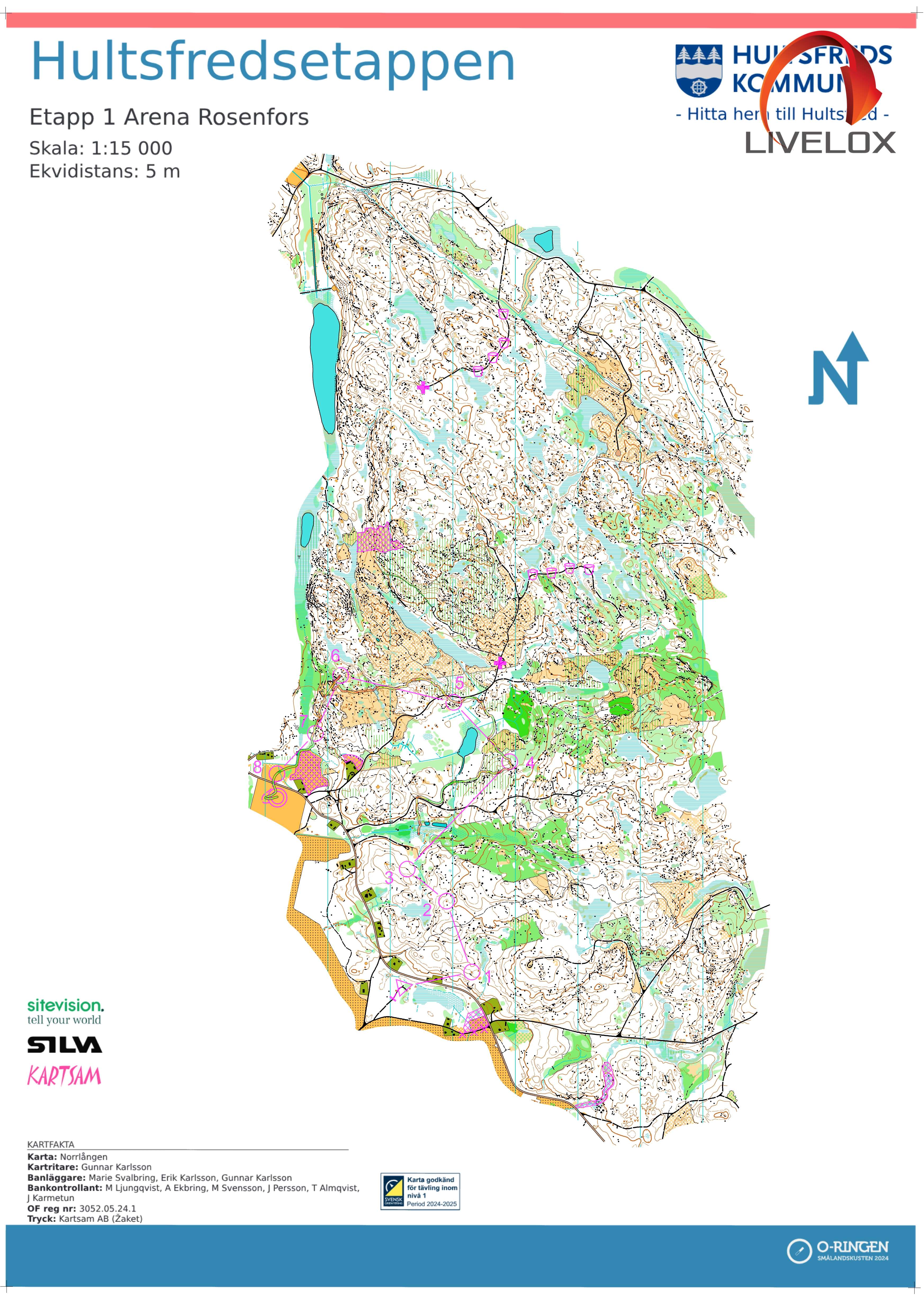 O-Ringen etapp 1 Hultsfredsetappen (21-09-2024)